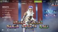 Wraith in Legend Locker (Image via Sportskeeda Gaming || EA)